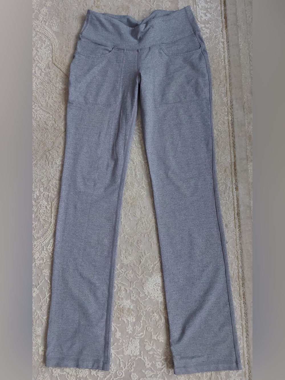 Lululemon grey straight leg pants